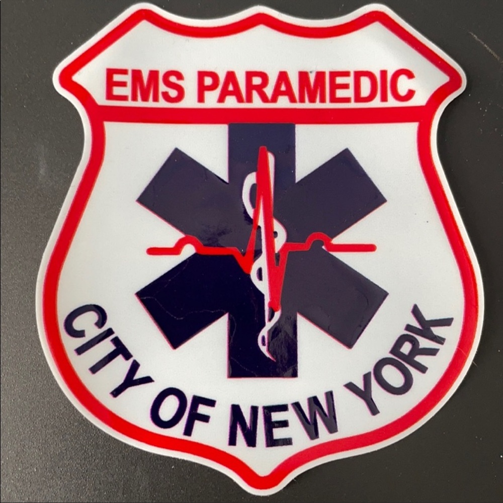 New York City Paramedic Window Decal